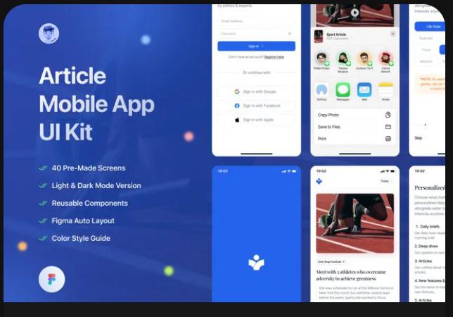 Informa - Article Mobile App UI Kit
