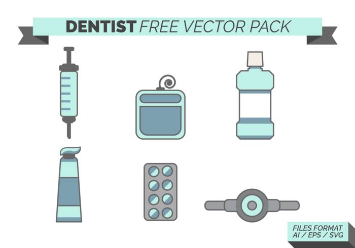 Dentista免费矢量包