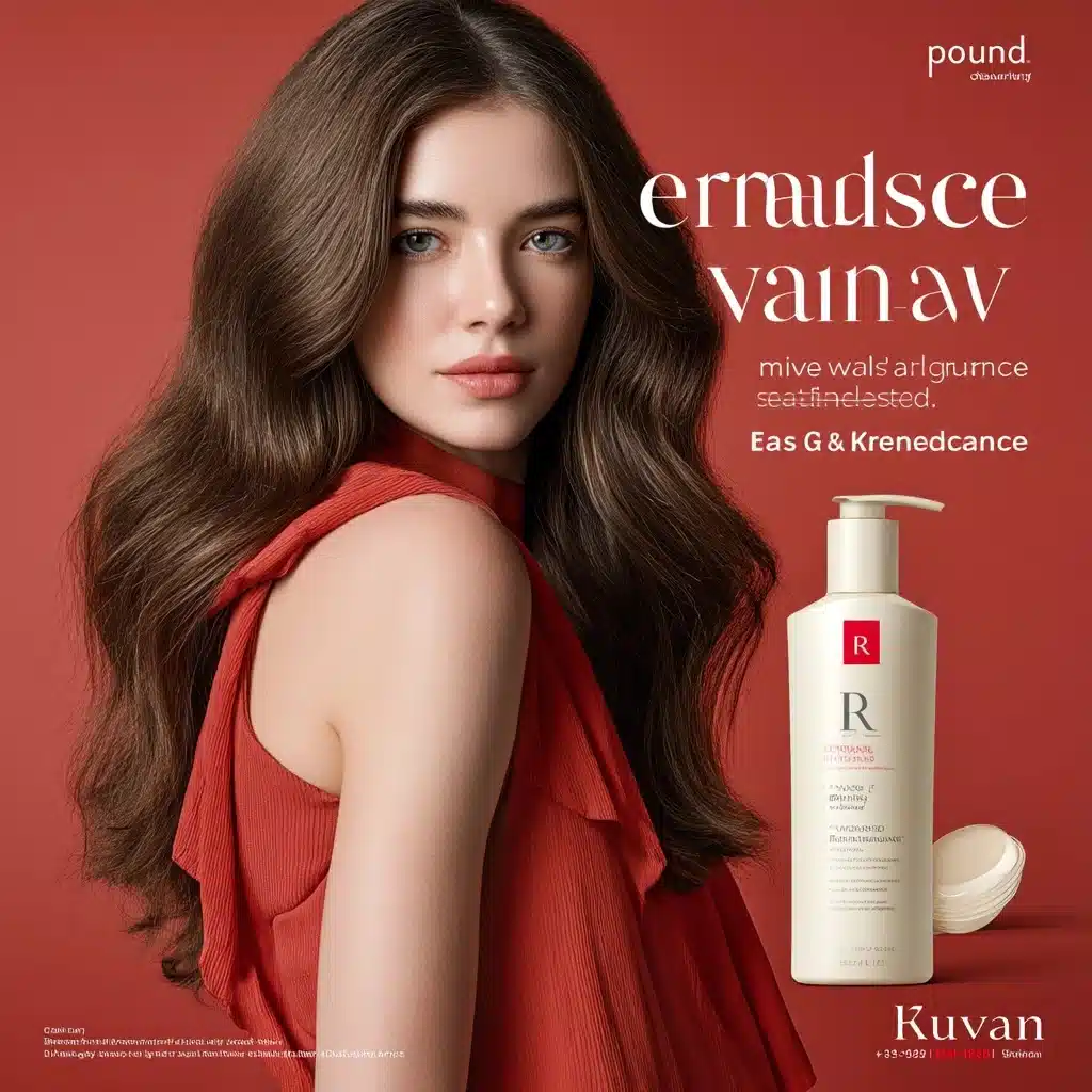 E-commerce Poster Skincare Model Midjourney提示词
