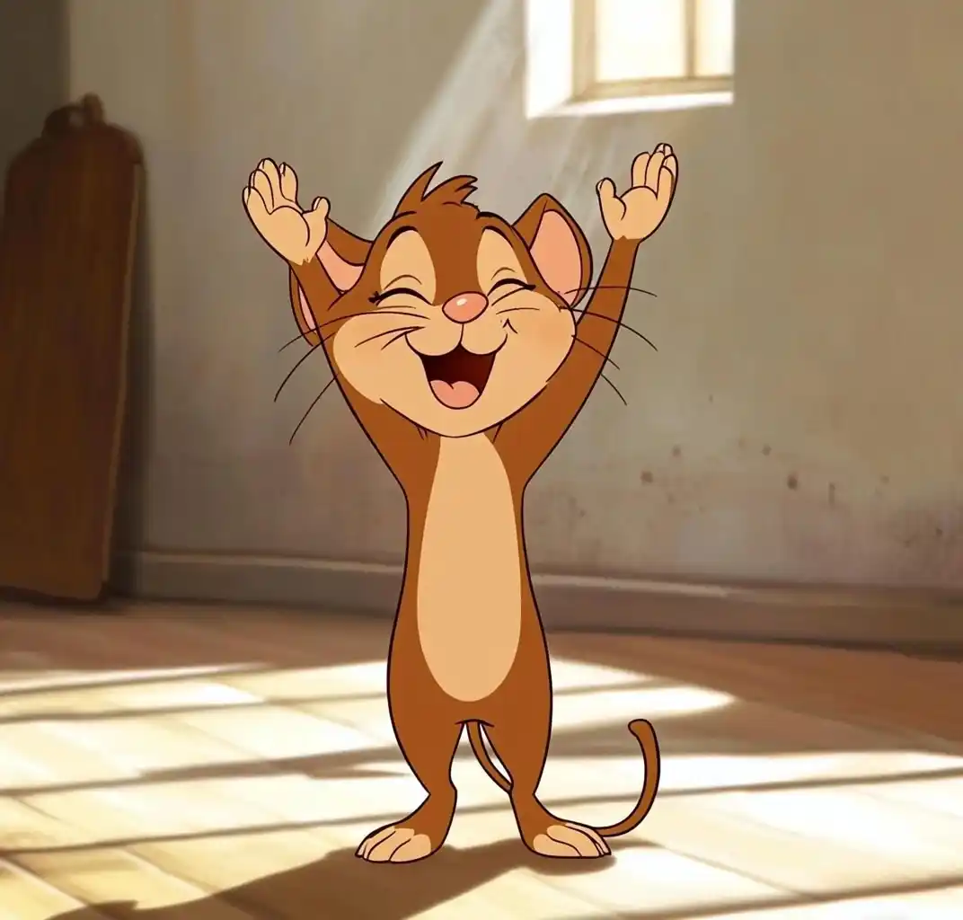 Tom Gymnastics in Cartoon Midjourney 提示词生成效果