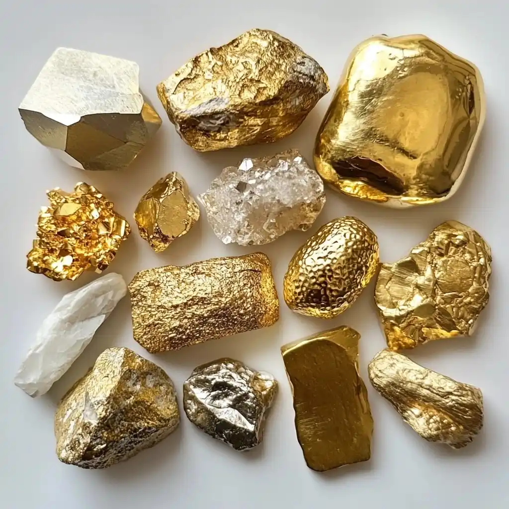 Detailed Gold Karat Comparison Midjourney提示词
