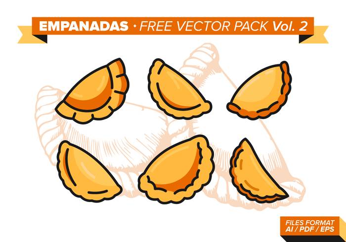 Empanadas免费矢量包Vol。 2