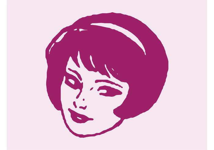 复古的女孩