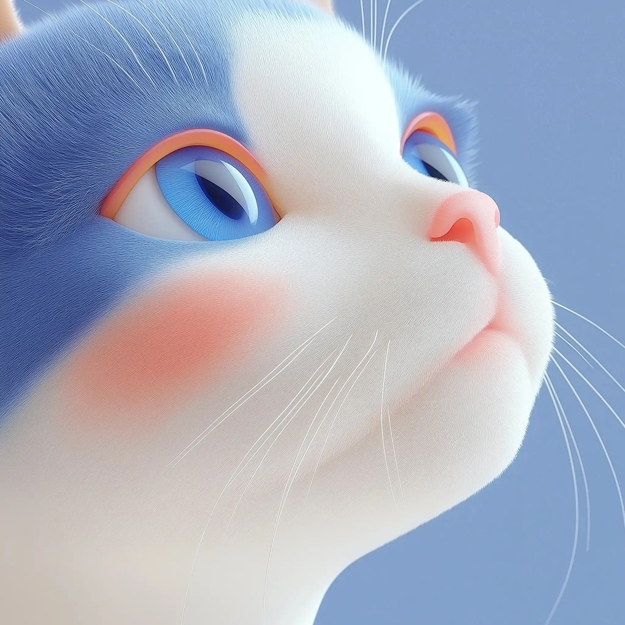 Raw Cat Amidst Chaos Midjourney提示词
