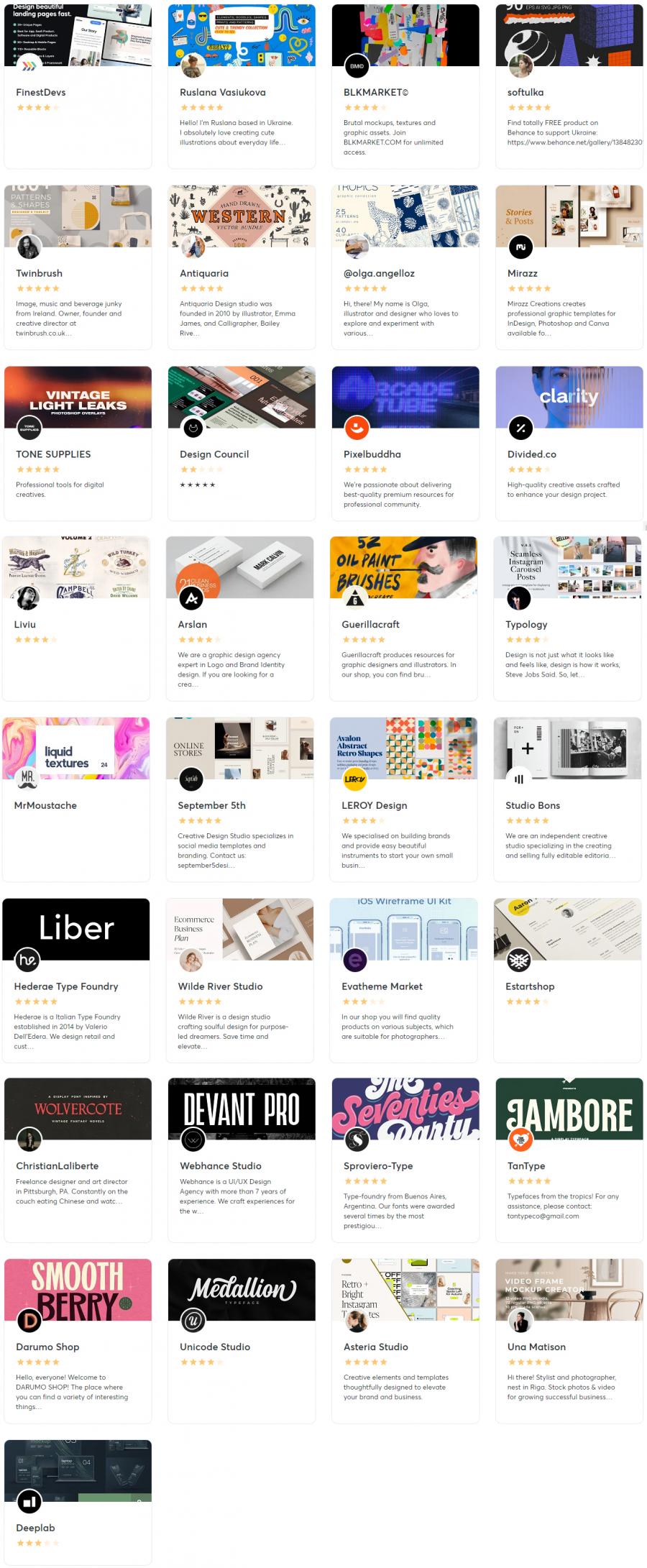 2022年的8月creativemarket.com网站分享价值高达 1000 美元的素材资源打包下载