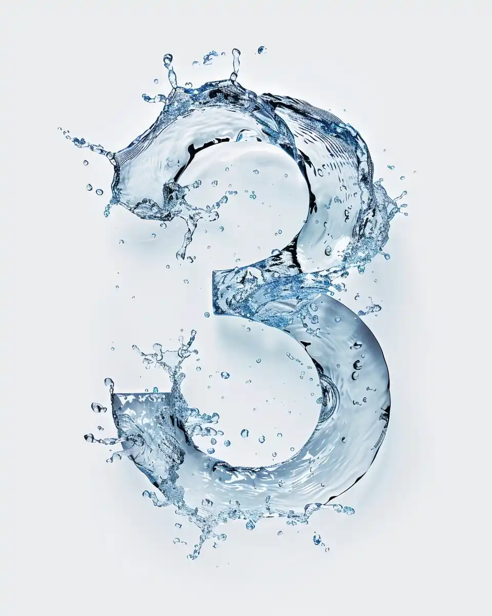 High-Resolution Water Splash 3 Midjourney 提示词生成效果