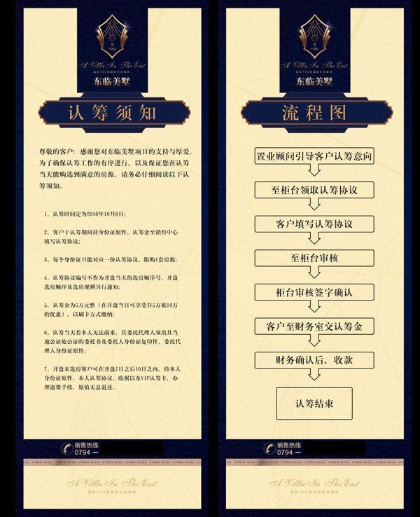 认筹流程图