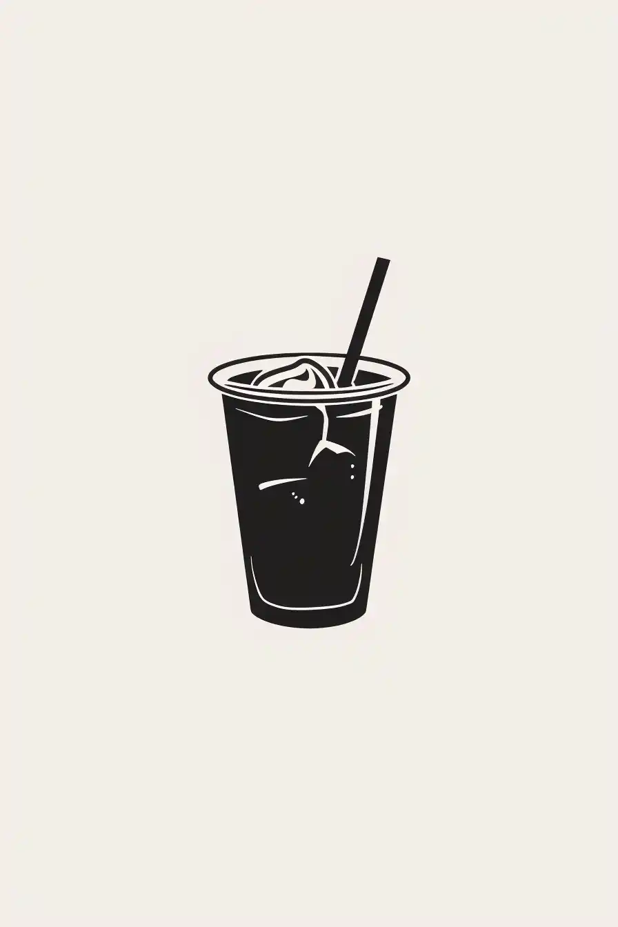 Minimalist Coffee Logo Midjourney提示词