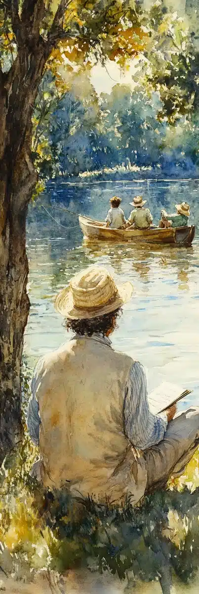Watercolor Twain by River Midjourney提示词