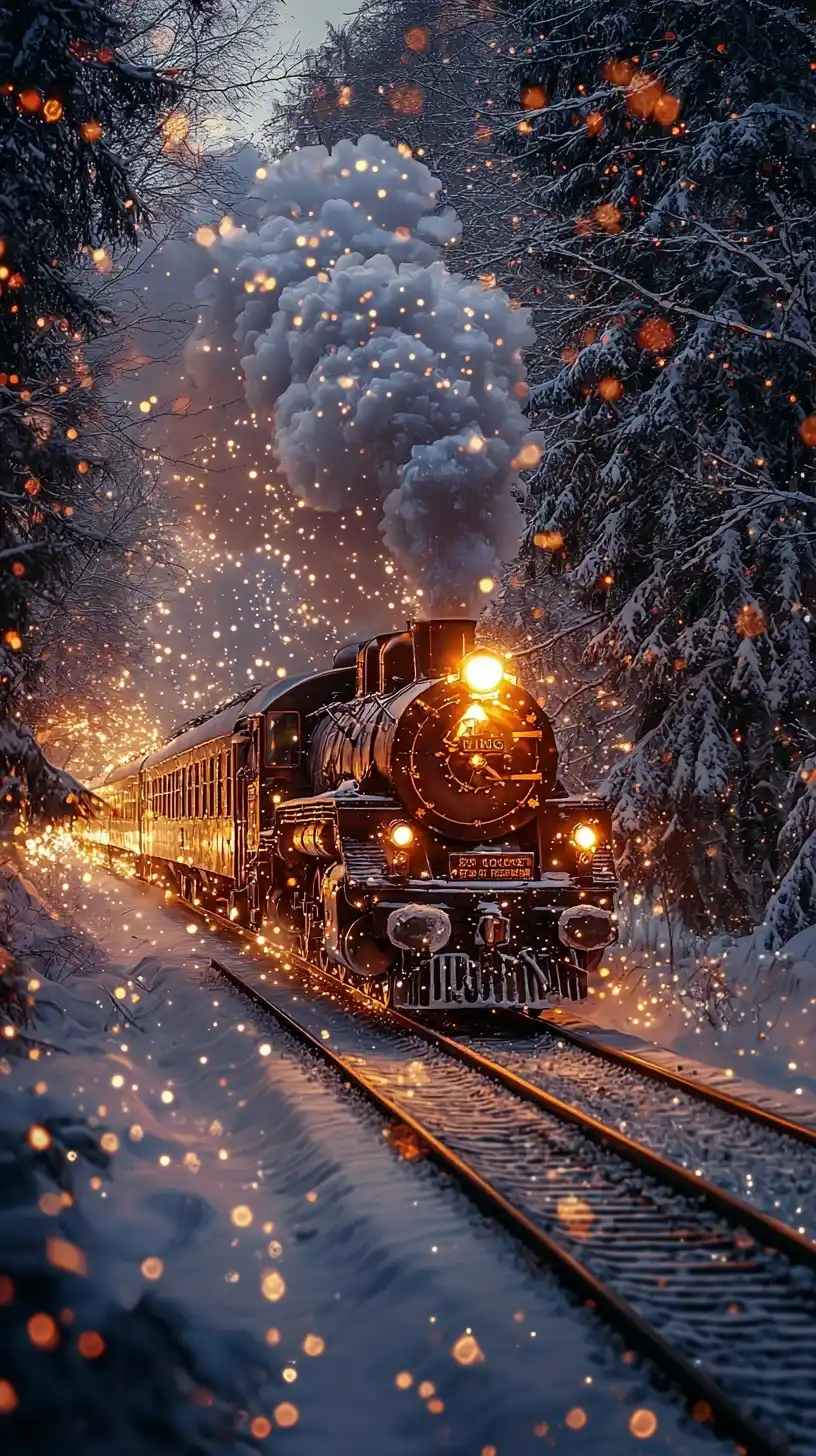 Photorealistic White Wedding Locomotive Midjourney提示词