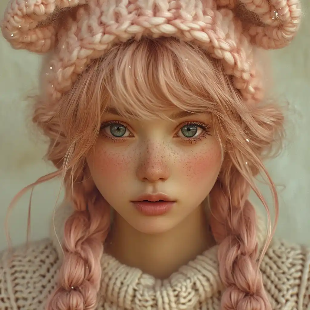 Realistic Goldilocks in Fairy Kei Midjourney提示词