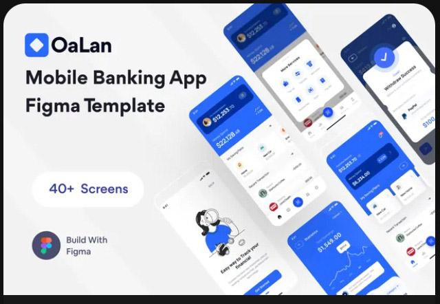 Oalan-Mobile Banking App Figma UI Template