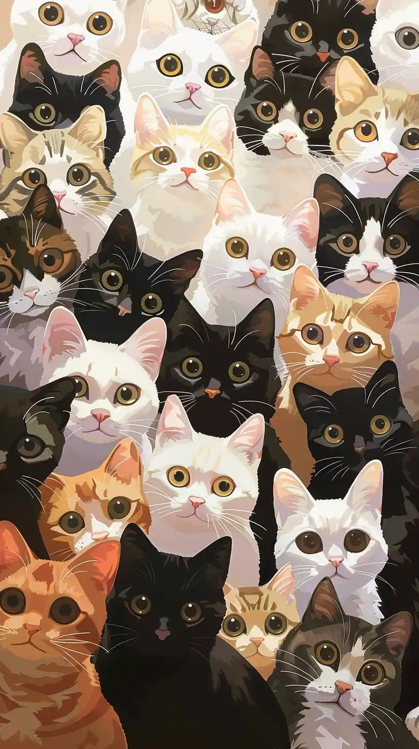 Kawaii Cats Princesscore GIFs Midjourney提示词