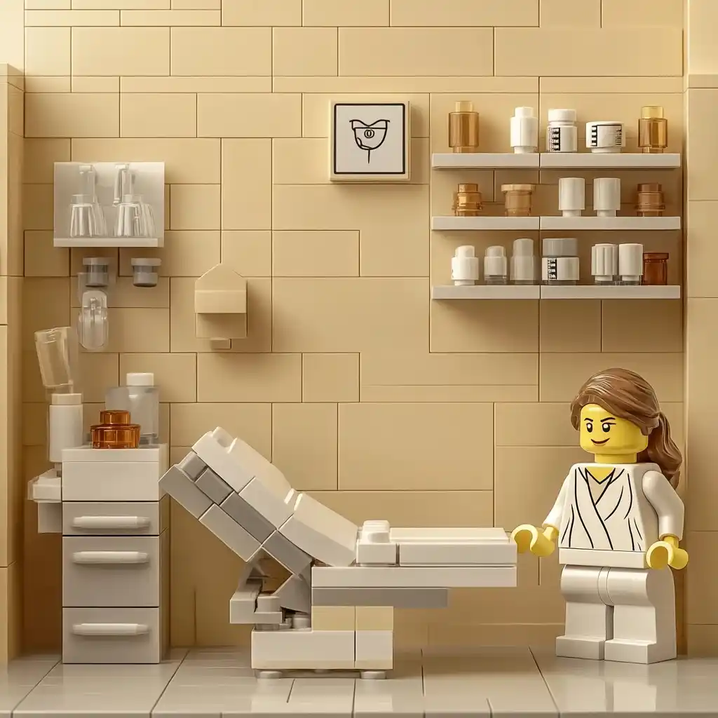 LEGO Aesthetic Clinic Scene Midjourney提示词
