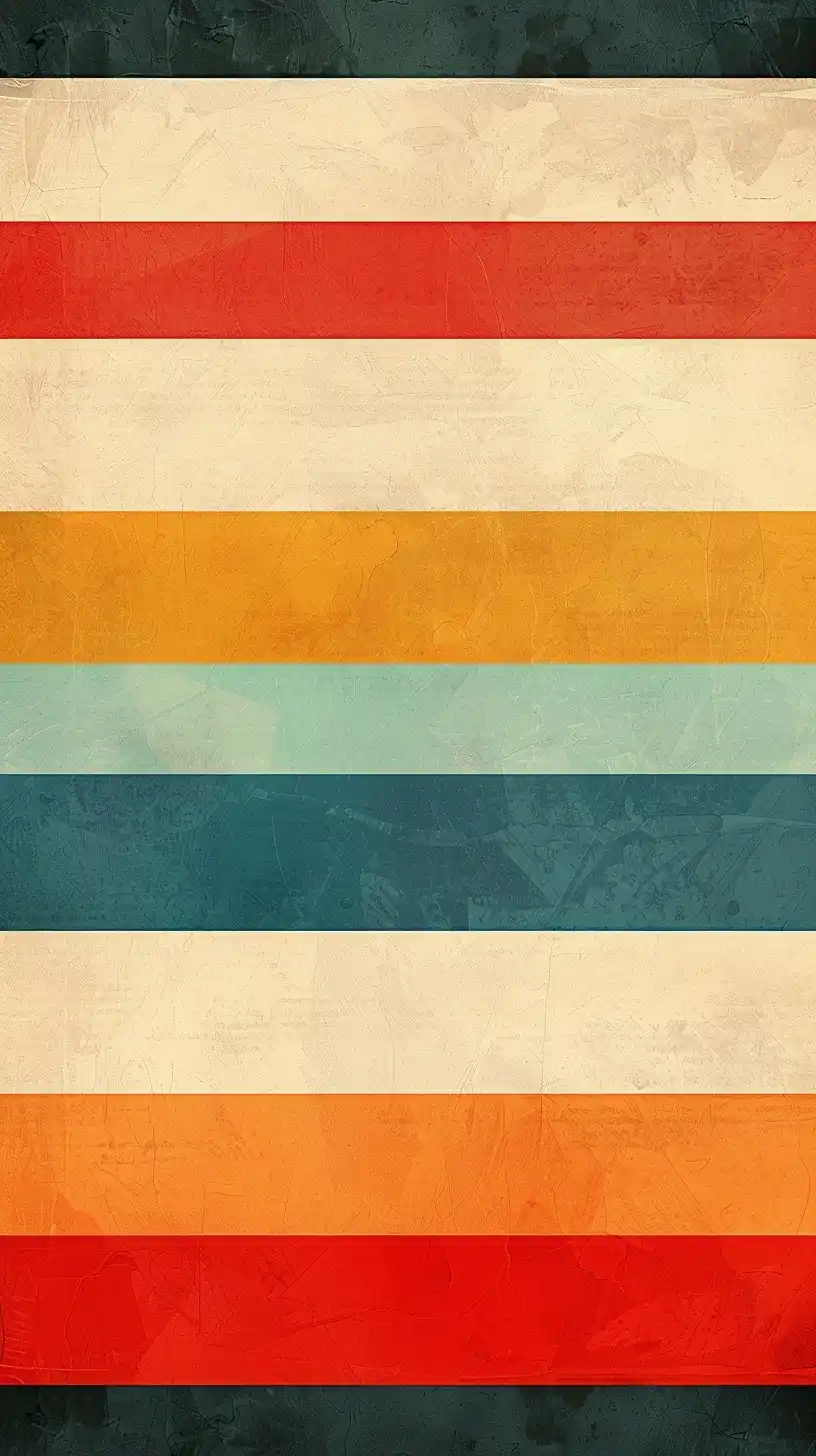 Retro Horizontal Lines on Beige Midjourney提示词