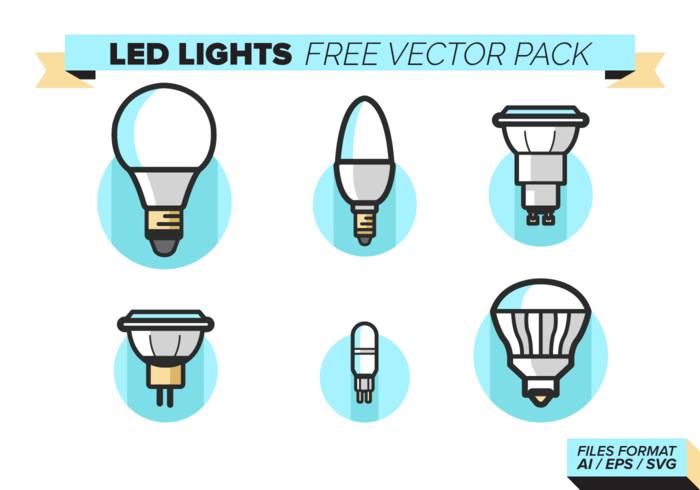 LED灯图标免费矢量包 - NicePSD 优质设计素材下载站