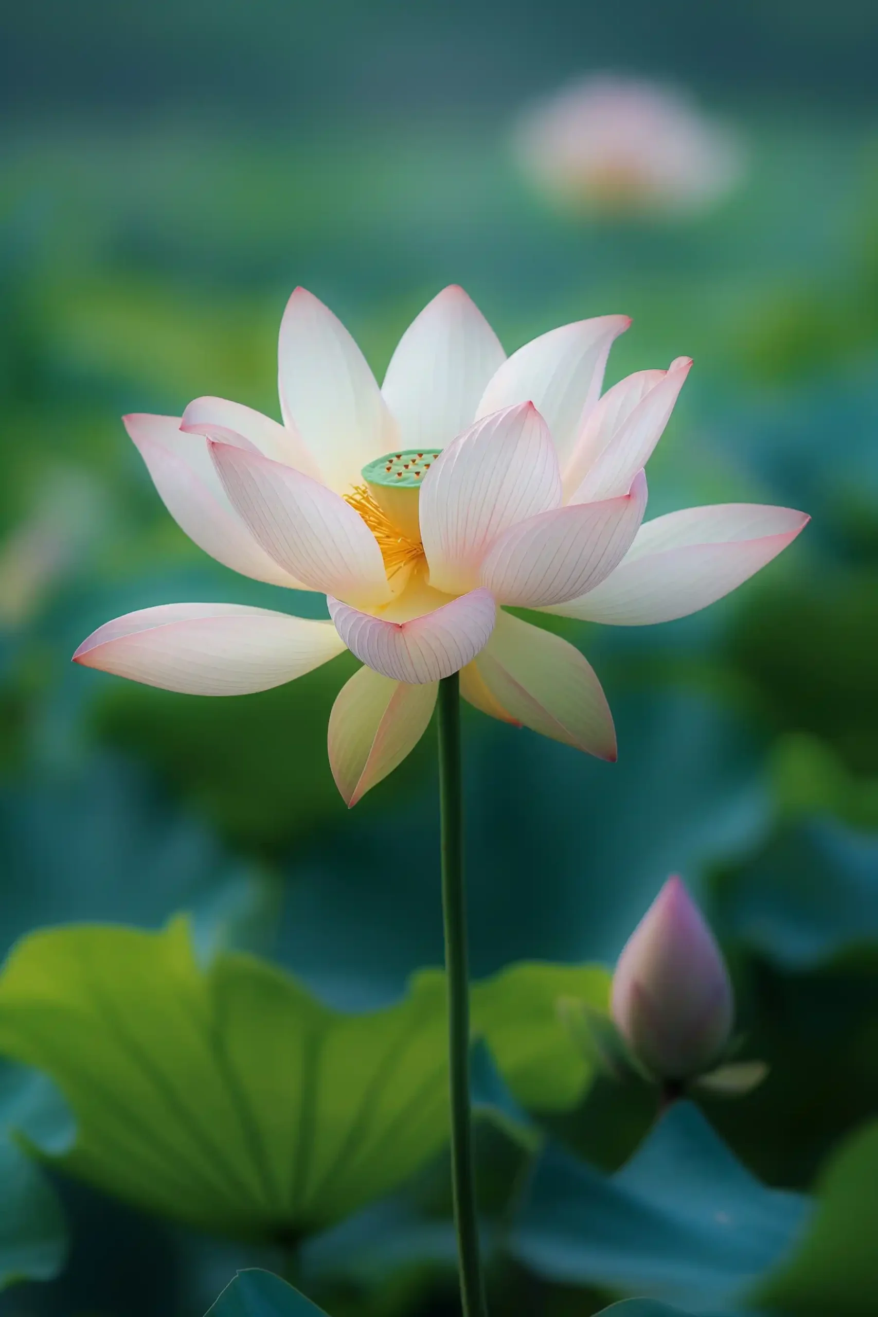 Raw Lotus Blooms Midjourney提示词