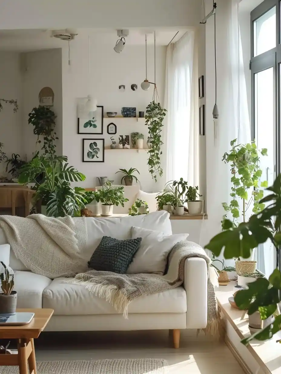 Plant-filled Serenity Midjourney提示词