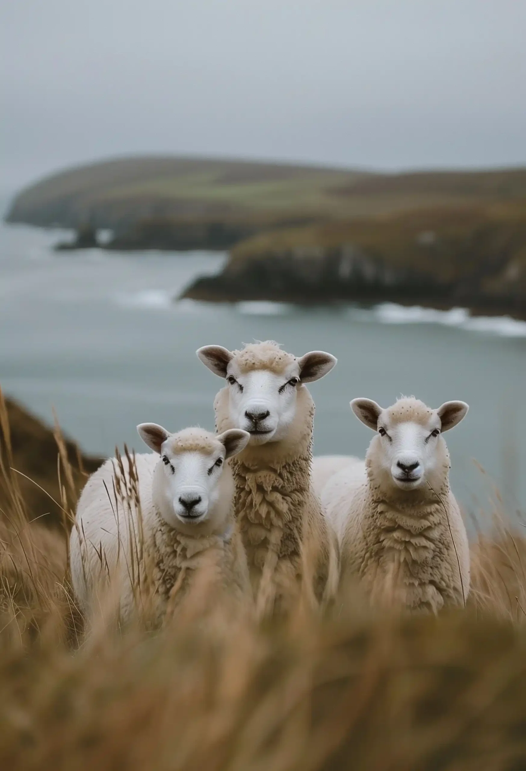 Minimalist Sheep in Ireland Midjourney提示词