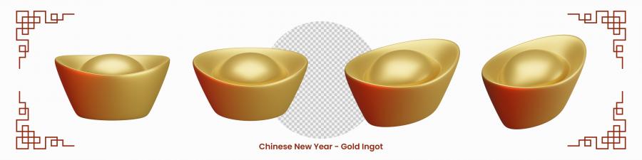 10款新年新春灯笼鞭炮中国风3D元素PSD格式