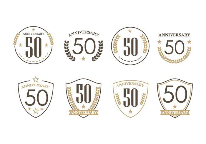 50年周年纪念徽章