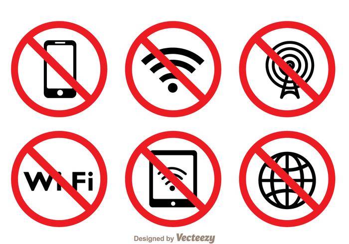 被阻止的Wifi标志