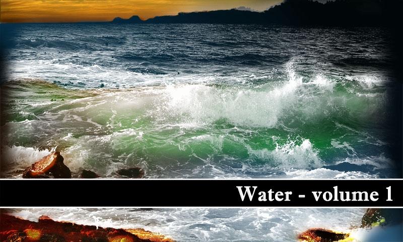高清晰海浪PS笔刷