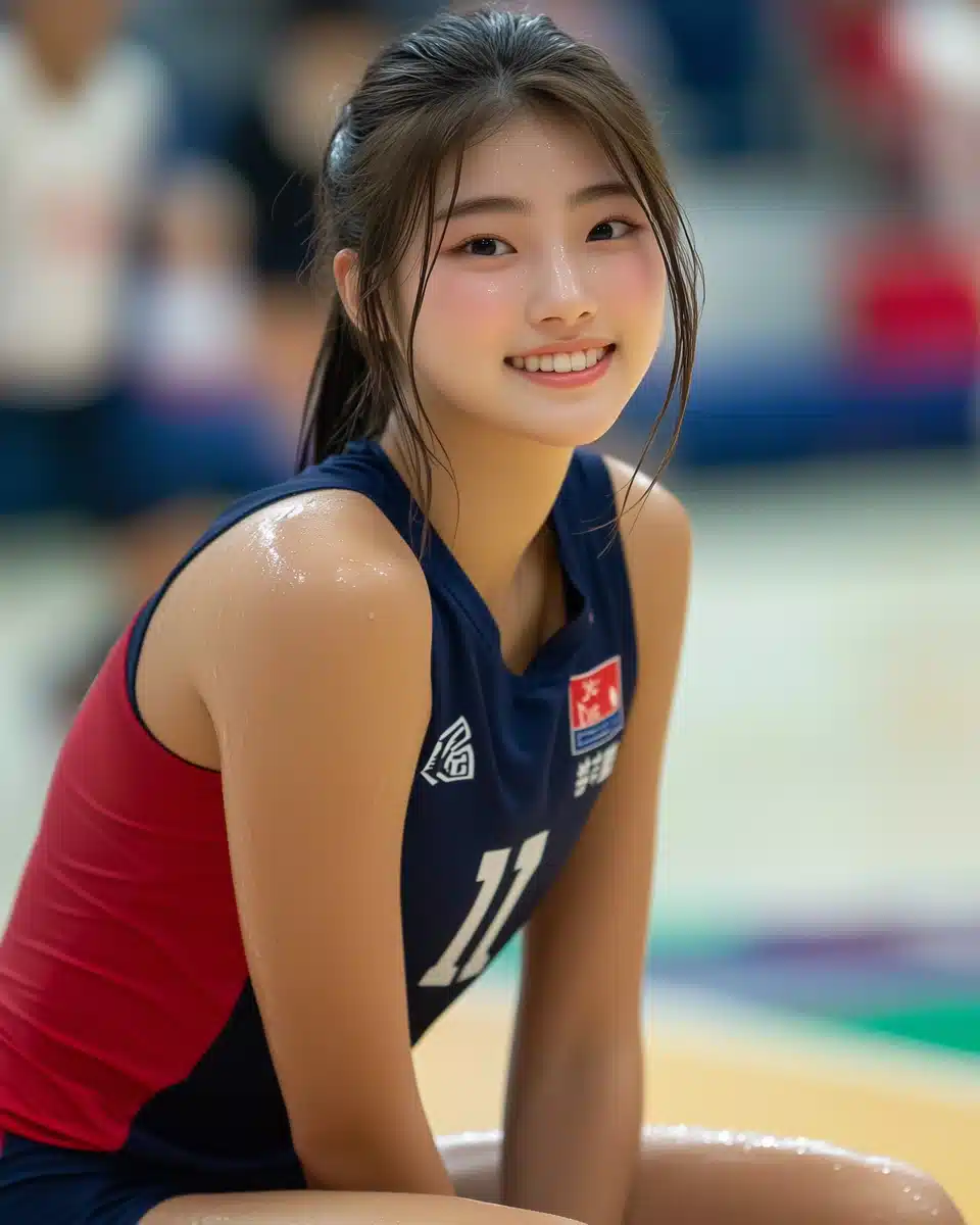 Volleyball Player Portrait Photography Midjourney提示词