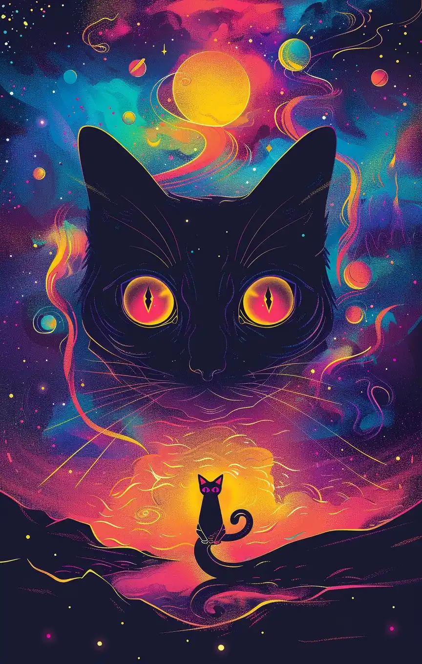 Psychedelic Cosmic Creatures Midjourney提示词