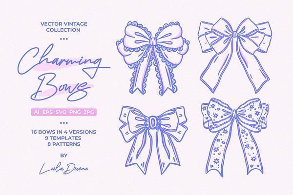 Charming Bows, Patterns & Templates
