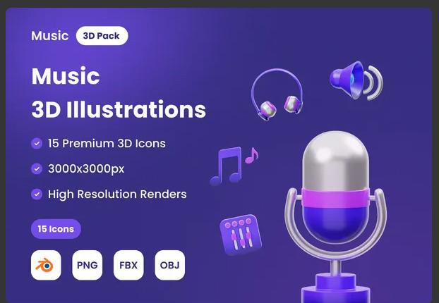 MYMUSIC- 3D Music Icons