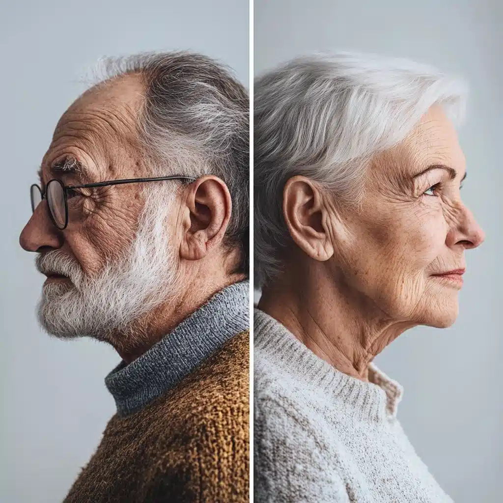 Aging Timeline Infographic Design Midjourney提示词