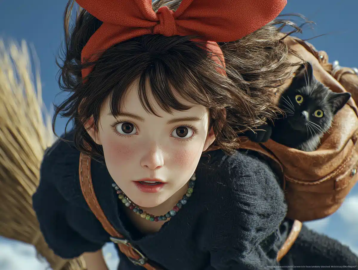 Ultra-Realistic Kiki Portrait Midjourney提示词
