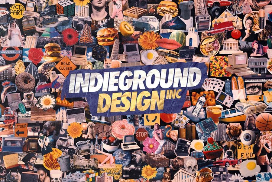 1260+款拼贴元素PNG集合由 Indieground 团队制作（精品素材推荐打包下载）