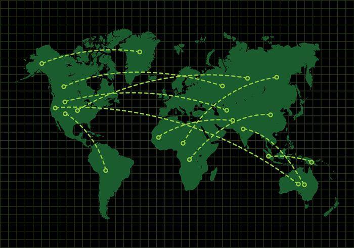 矢量蒙迪地图