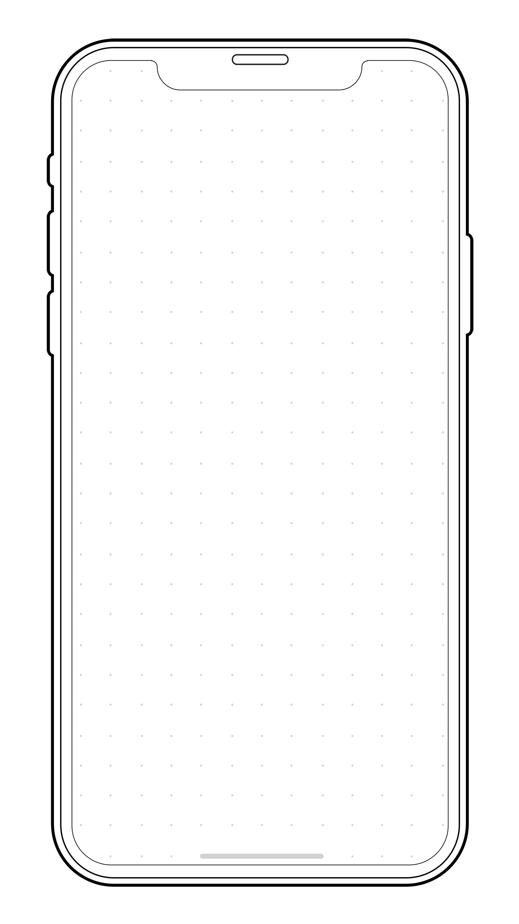 Iphone X 原型线框模板 Nicepsd 优质设计素材下载站