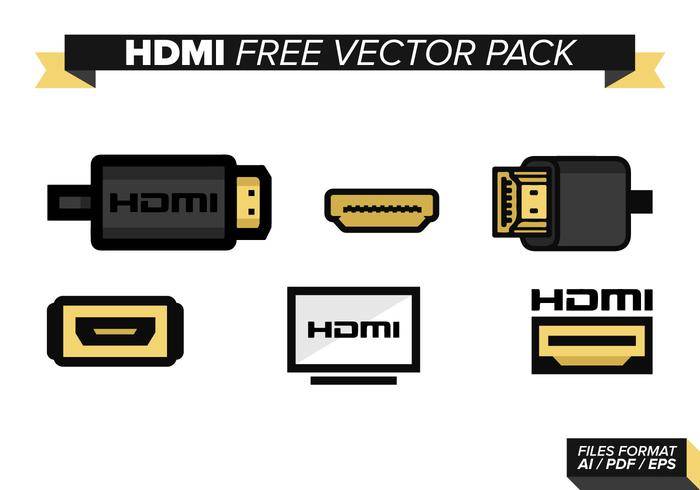 Hdmi免费矢量包