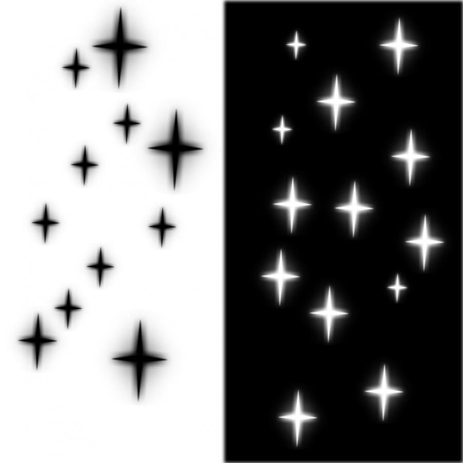 四角星笔刷