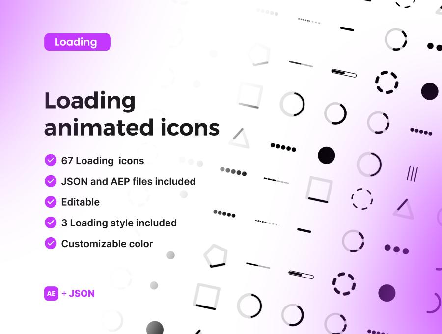 67 Loading icon animation