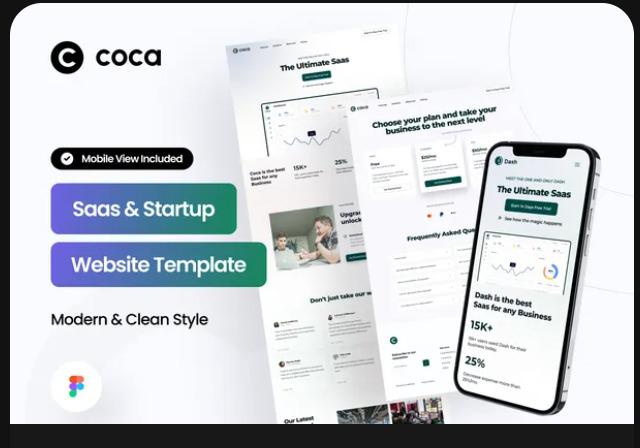 Coca - Saas & Startup Website
