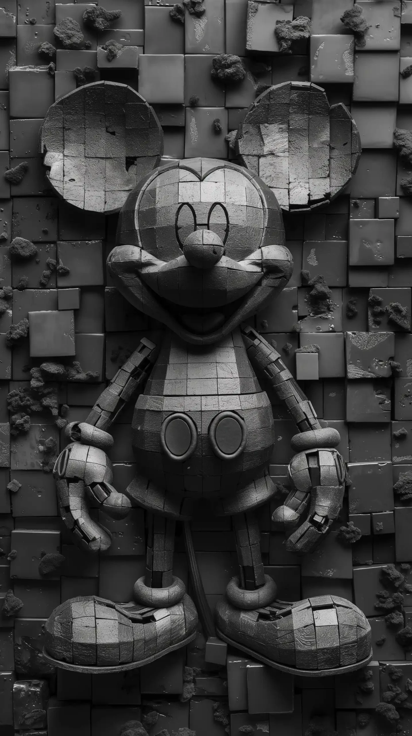 Cubist Mickey Anatomy Midjourney提示词