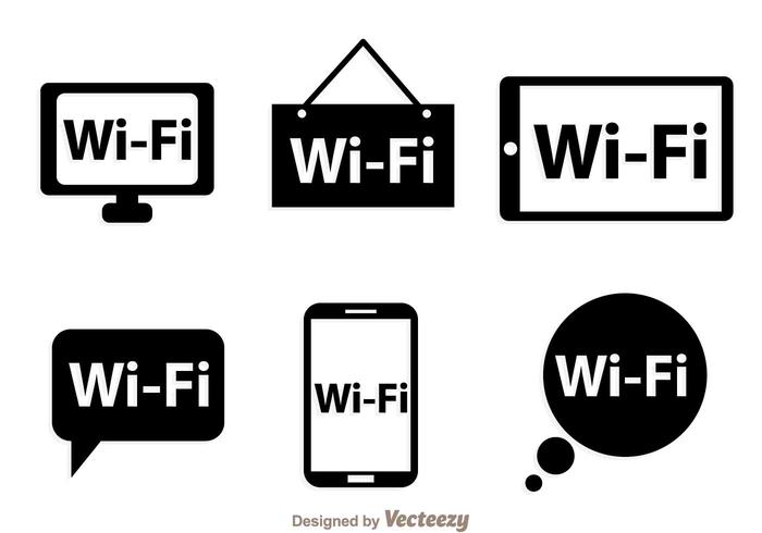 Wifi后面徽标向量