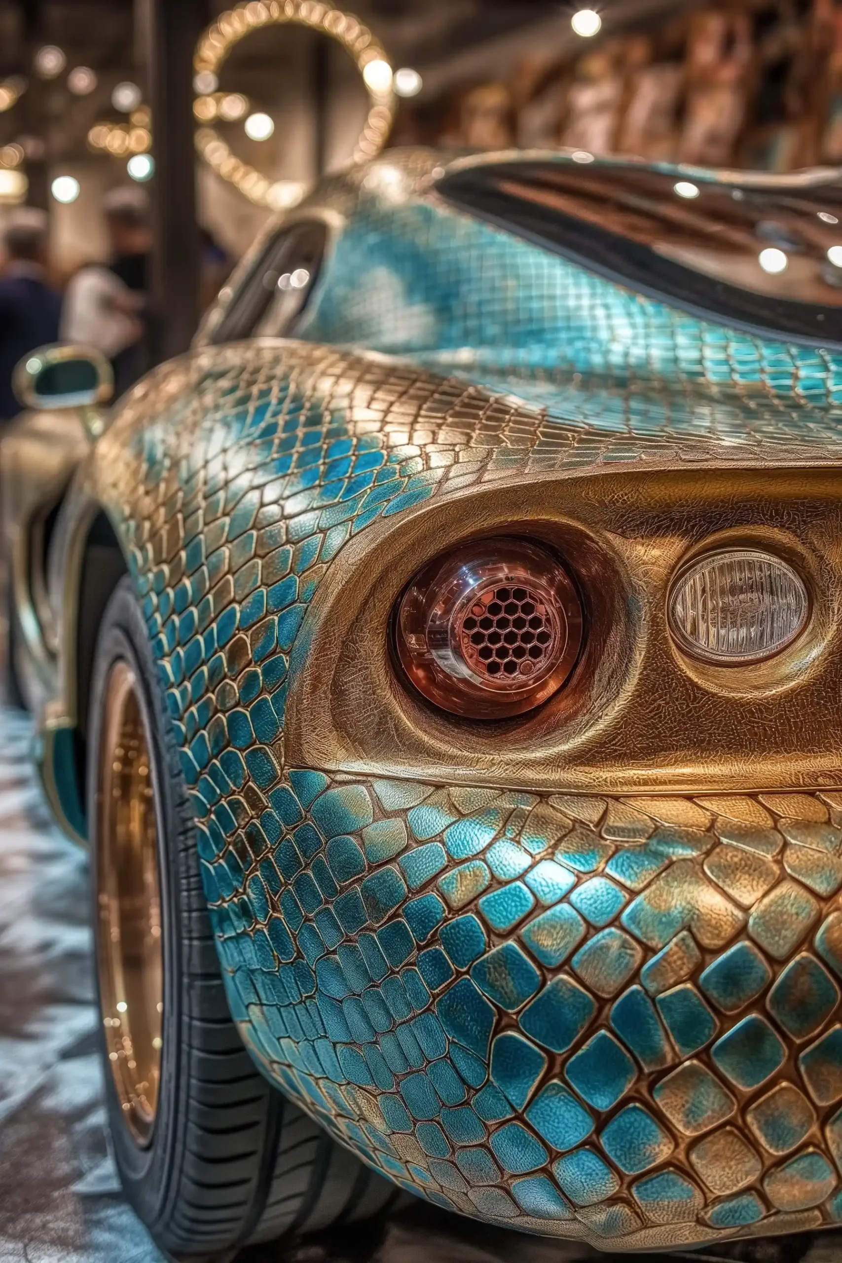 Viper Scale Chaos Car Midjourney提示词