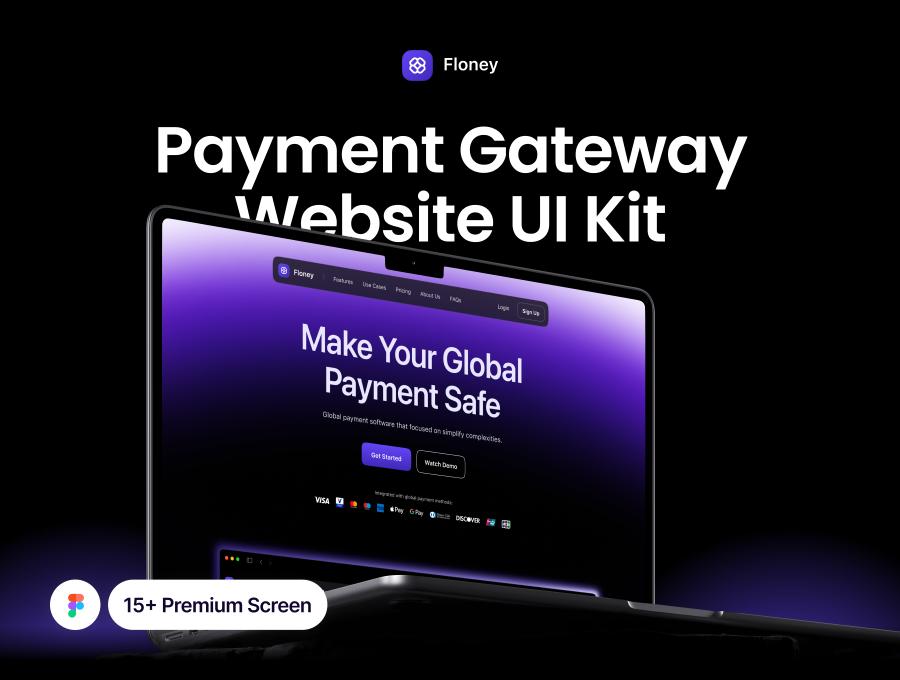 Floney - Payment Gateway Website UI KIT