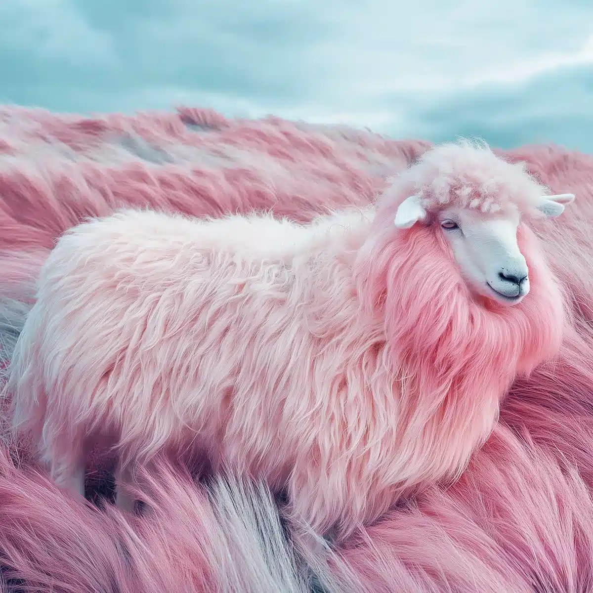 Fur Field in Pastels Midjourney提示词
