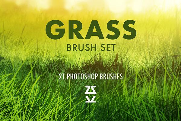 Grass 2 Brush Set