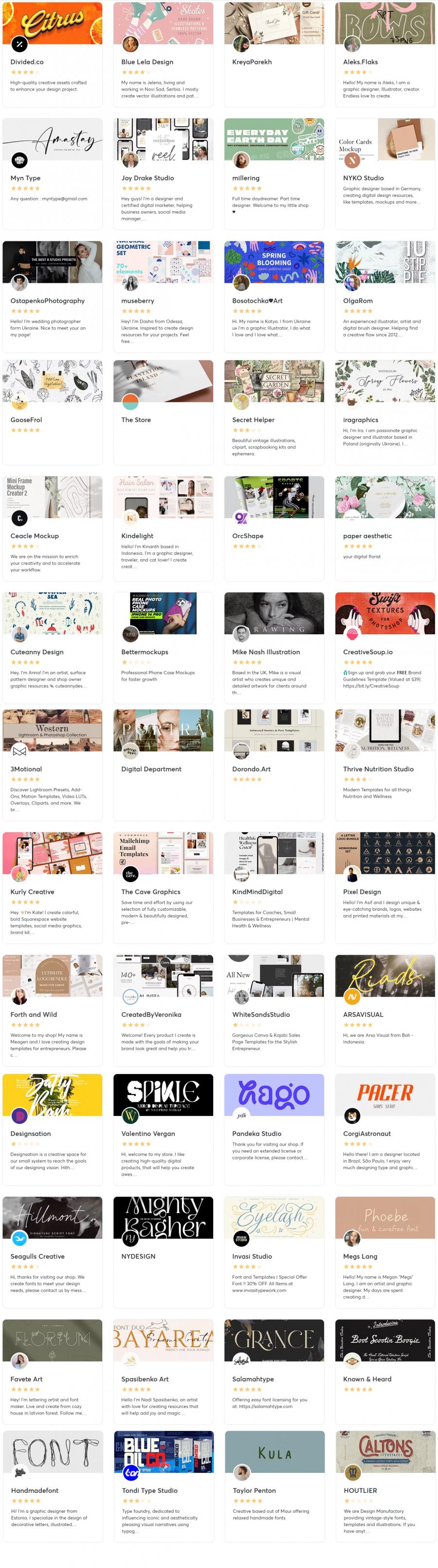 2025年的4月creativemarket.com网站分享价值高达 1000 美元的素材资源打包下载