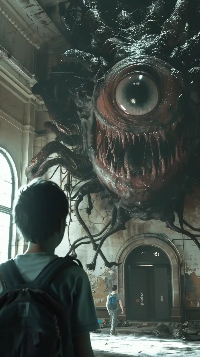 Ultra Realistic Megalophobia Midjourney提示词