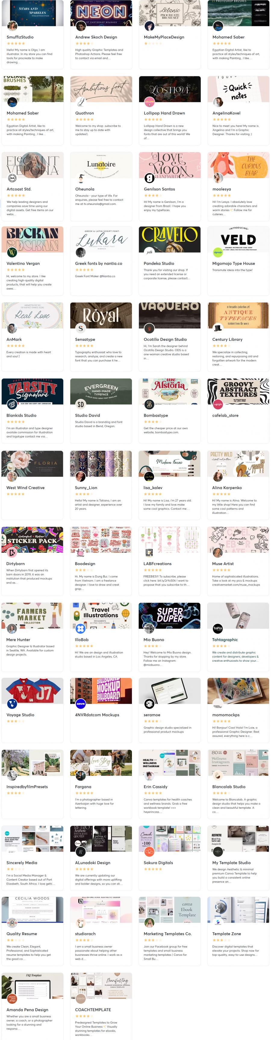 2025年的2月creativemarket.com网站分享价值高达 1000 美元的素材资源打包下载