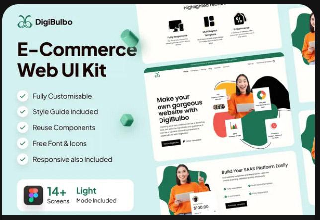 E-commerce Web Responsive UI Kit